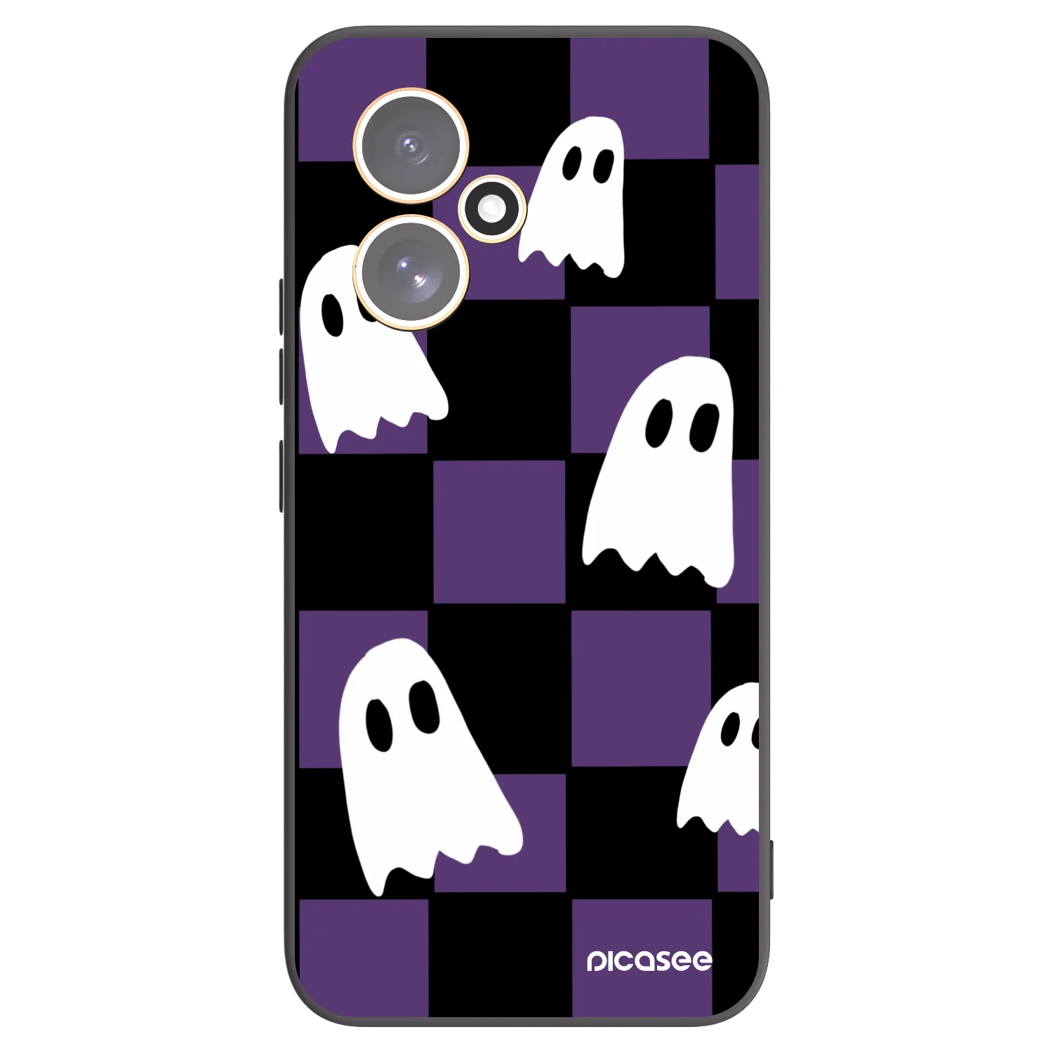 Picasee silikonski črni ovitek za Honor 400 5G - Ghosts
