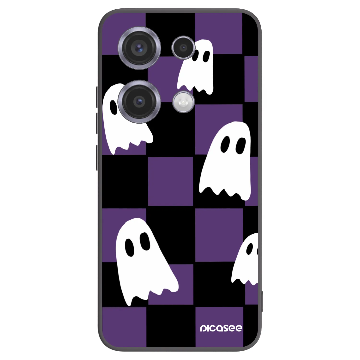 Picasee silikonski črni ovitek za Xiaomi Redmi Note 14S - Ghosts