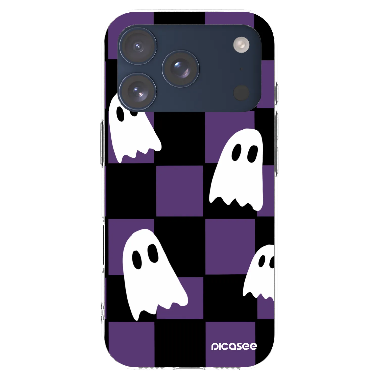 Picasee silikonski prozorni ovitek za Apple iPhone 17 Pro - Ghosts