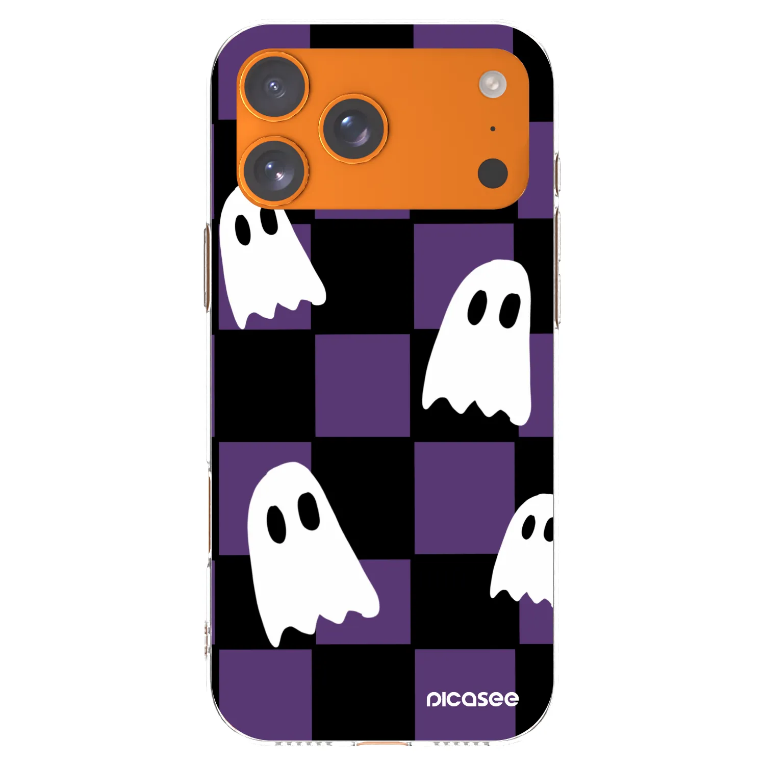 Picasee silikonski prozorni ovitek za Apple iPhone 17 Pro Max - Ghosts