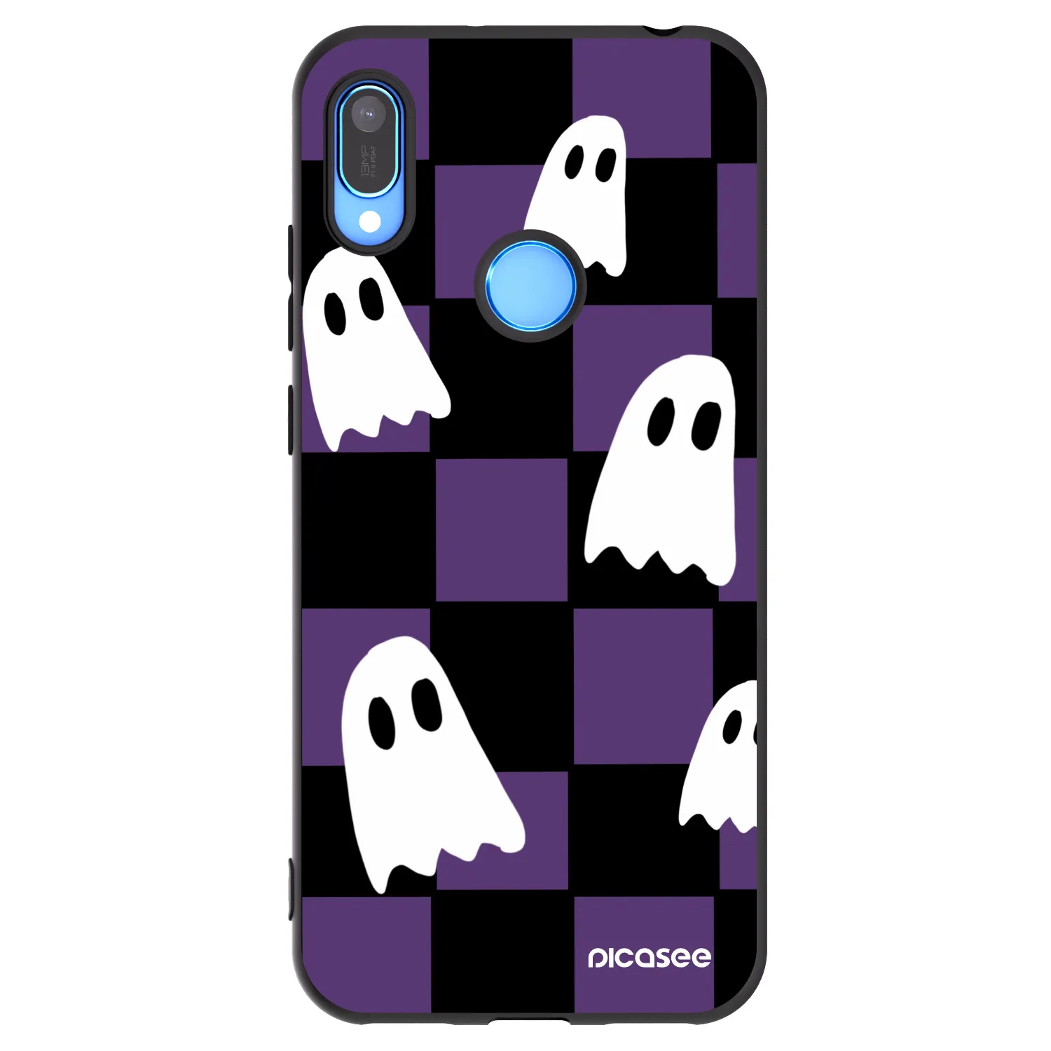 Picasee silikonski črni ovitek za Huawei Y6 2019 - Ghosts