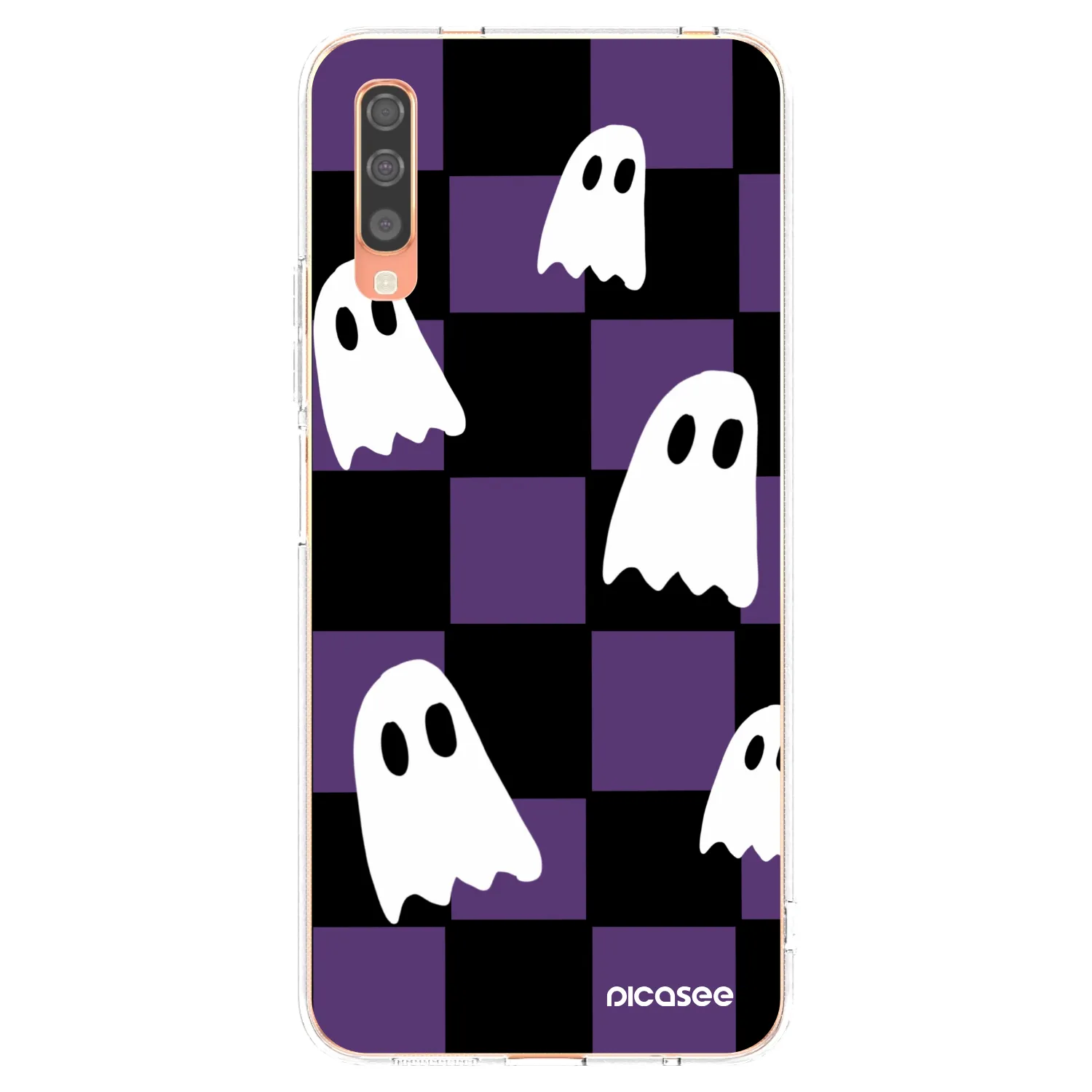 Picasee silikonski prozorni ovitek za Samsung Galaxy A70 A705F - Ghosts