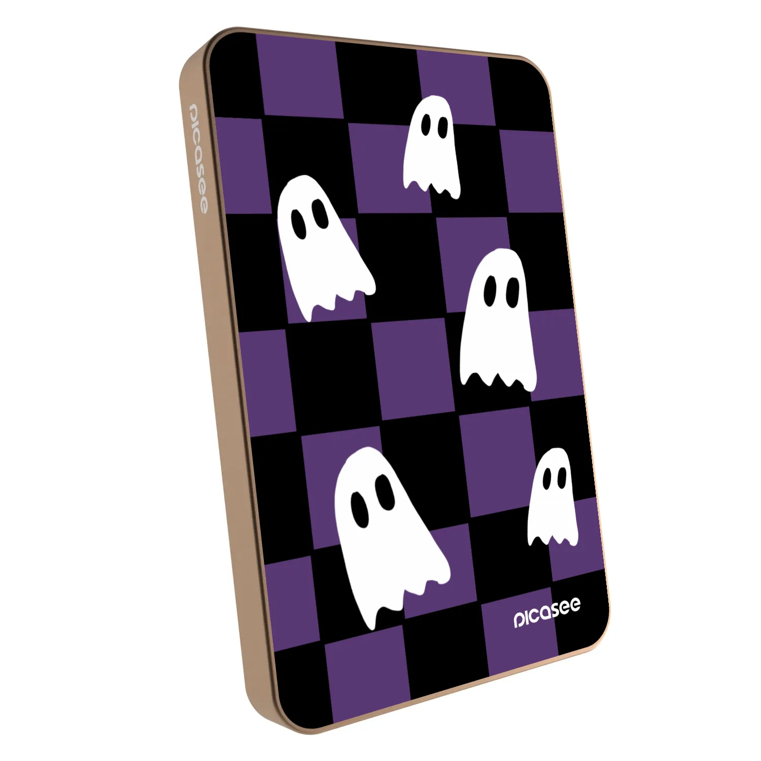 Picasee Prenosna baterija z MagSafe 5 000 mAh Zlati - Ghosts