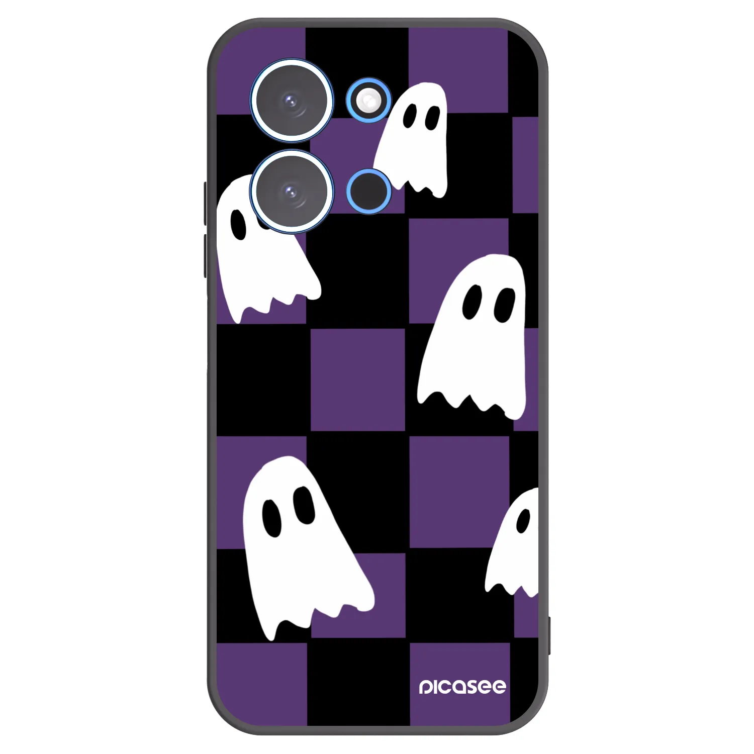 Picasee silikonski črni ovitek za Xiaomi Redmi 15C 4G - Ghosts