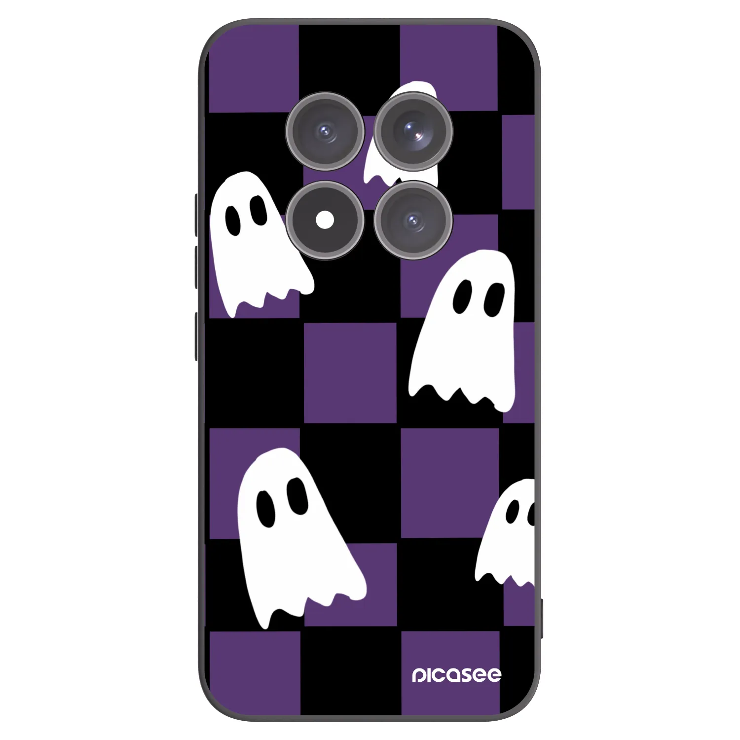 Picasee silikonski črni ovitek za Xiaomi Redmi Note 15 Pro+ - Ghosts