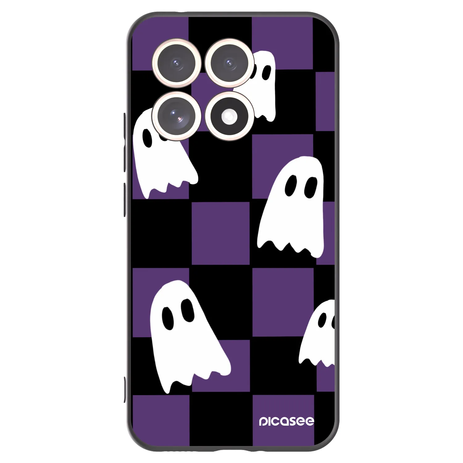 Picasee silikonski črni ovitek za Xiaomi 15T - Ghosts