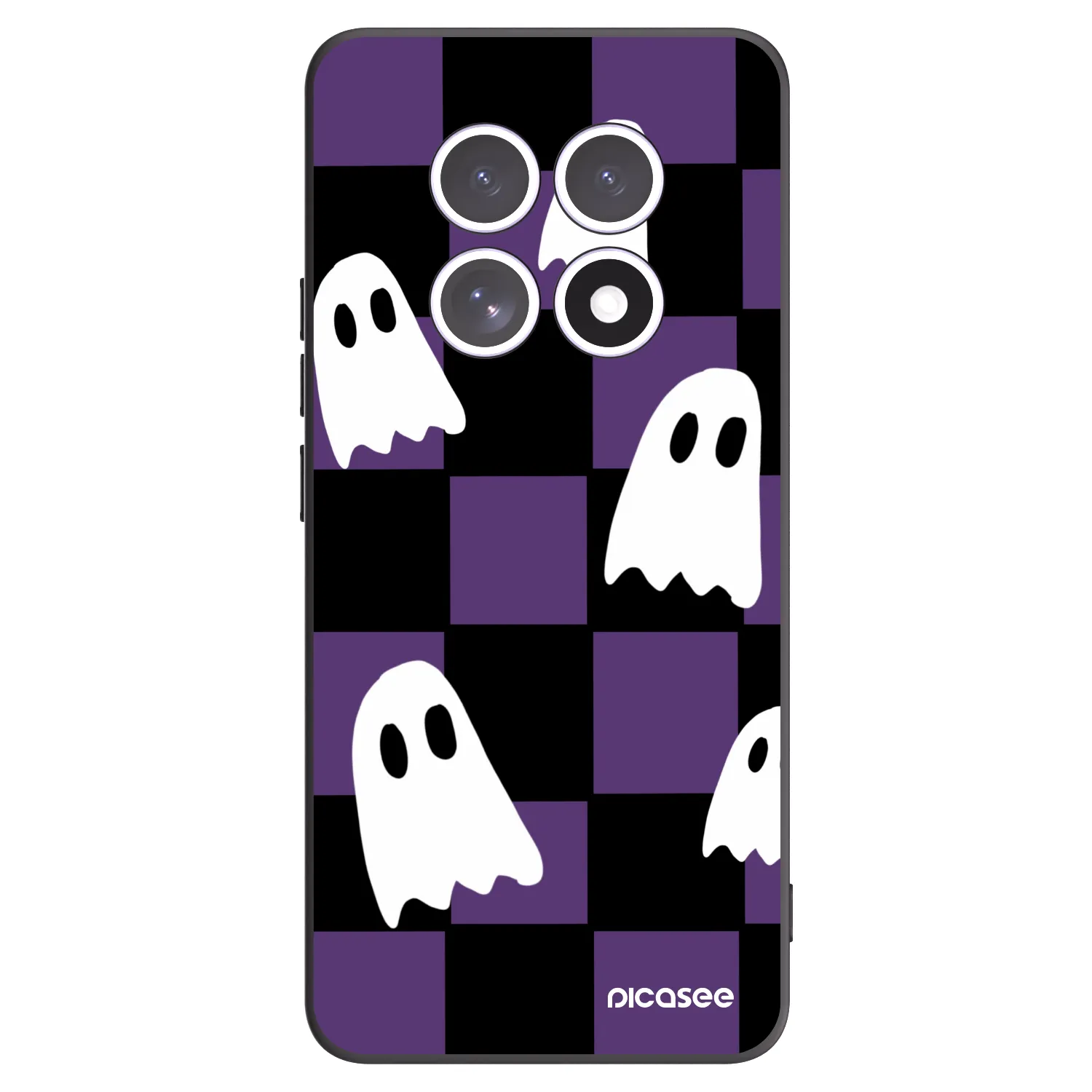 Picasee silikonski črni ovitek za Xiaomi Redmi Note 15 4G - Ghosts