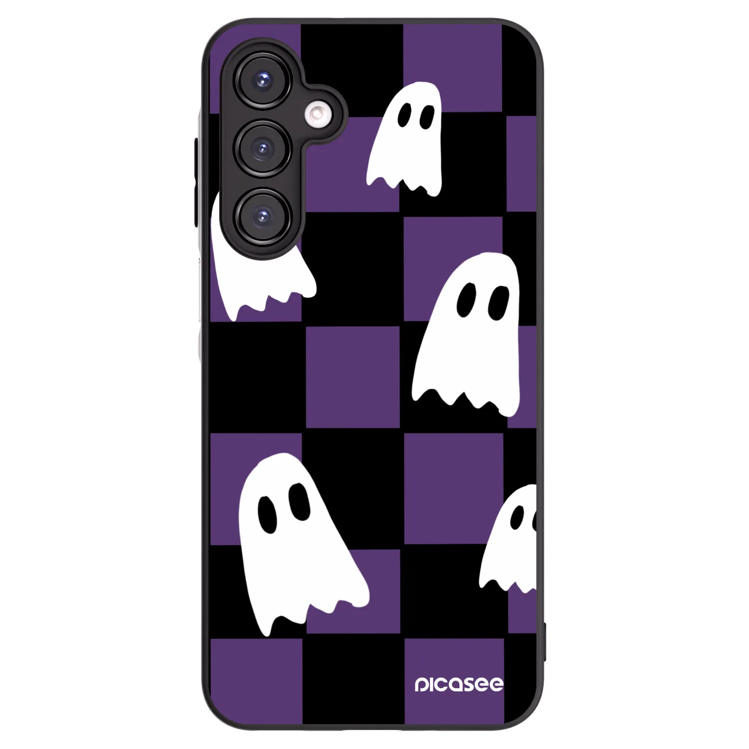 Picasee silikonski črni ovitek za Samsung Galaxy A16 4G - Ghosts