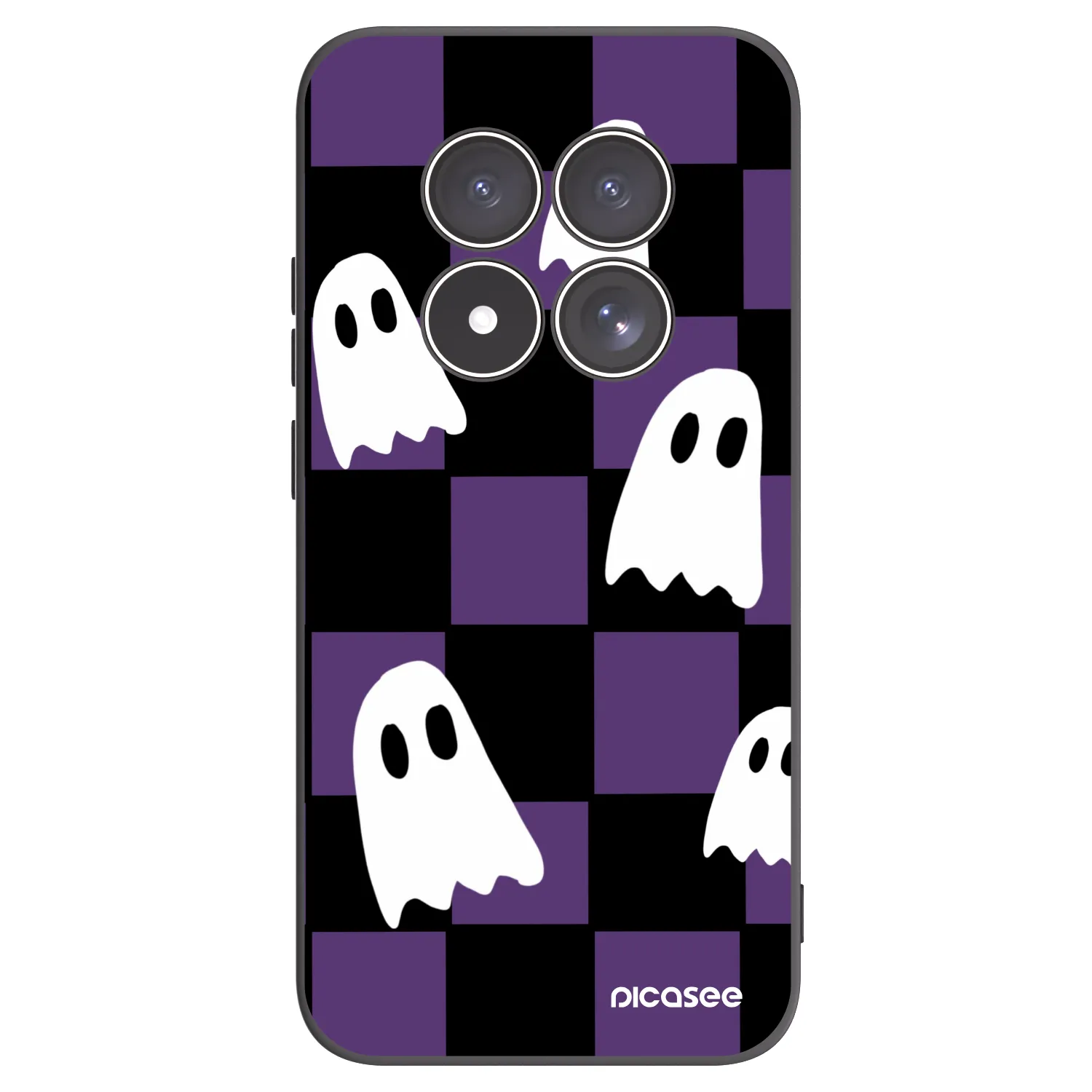 Picasee silikonski črni ovitek za Xiaomi Redmi Note 15 Pro 5G - Ghosts
