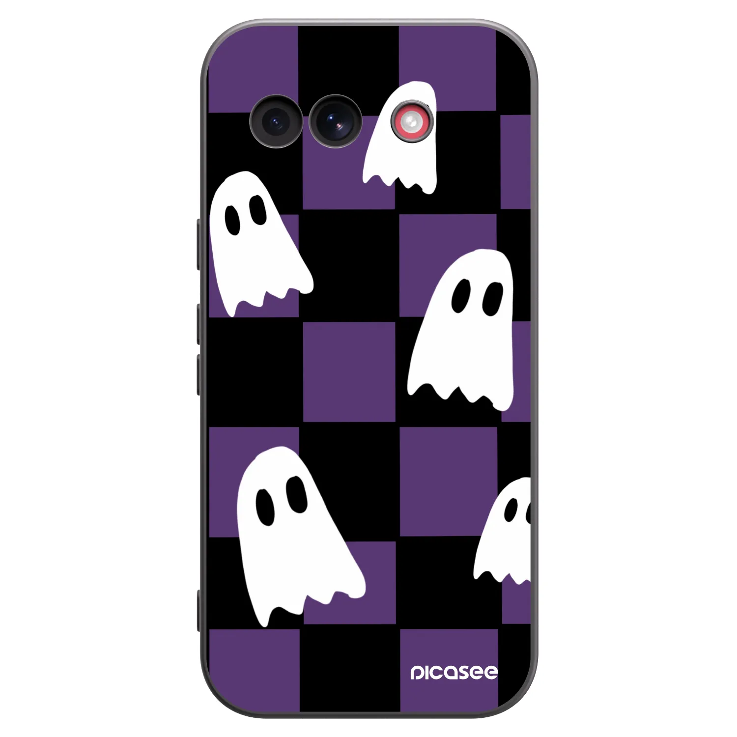Picasee silikonski črni ovitek za Google Pixel 10a - Ghosts