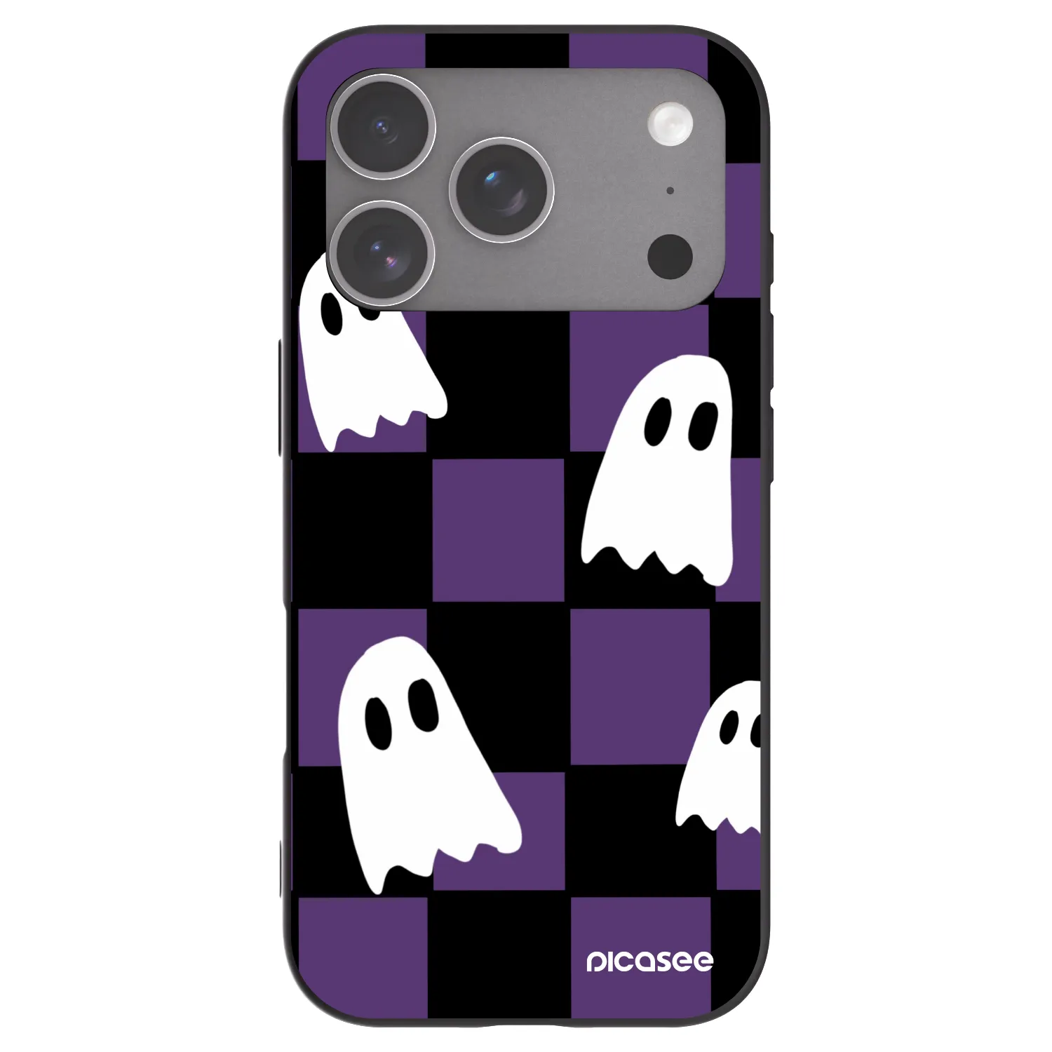 Picasee silikonski črni ovitek za Apple iPhone 18 Pro - Ghosts
