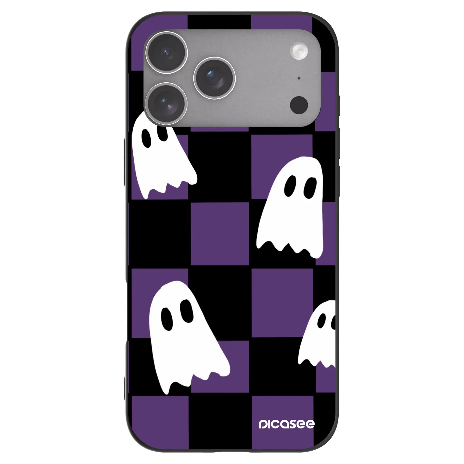 Picasee silikonski črni ovitek za Apple iPhone 18 Pro Max - Ghosts