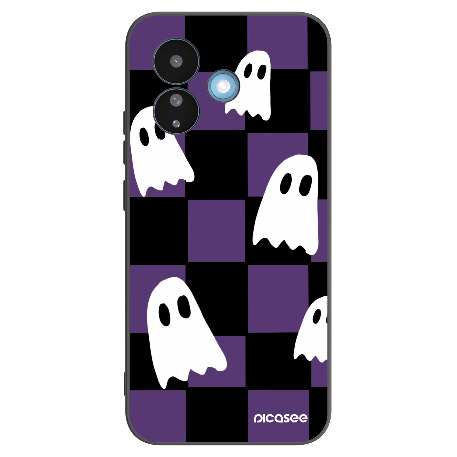 Picasee silikonski črni ovitek za Xiaomi Redmi Note 17 Pro 5G - Ghosts