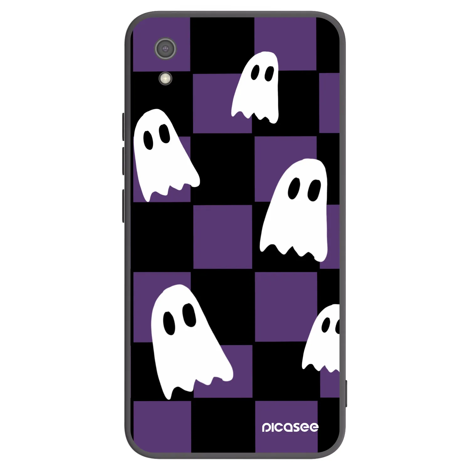 Picasee silikonski črni ovitek za Xiaomi Redmi 7A - Ghosts
