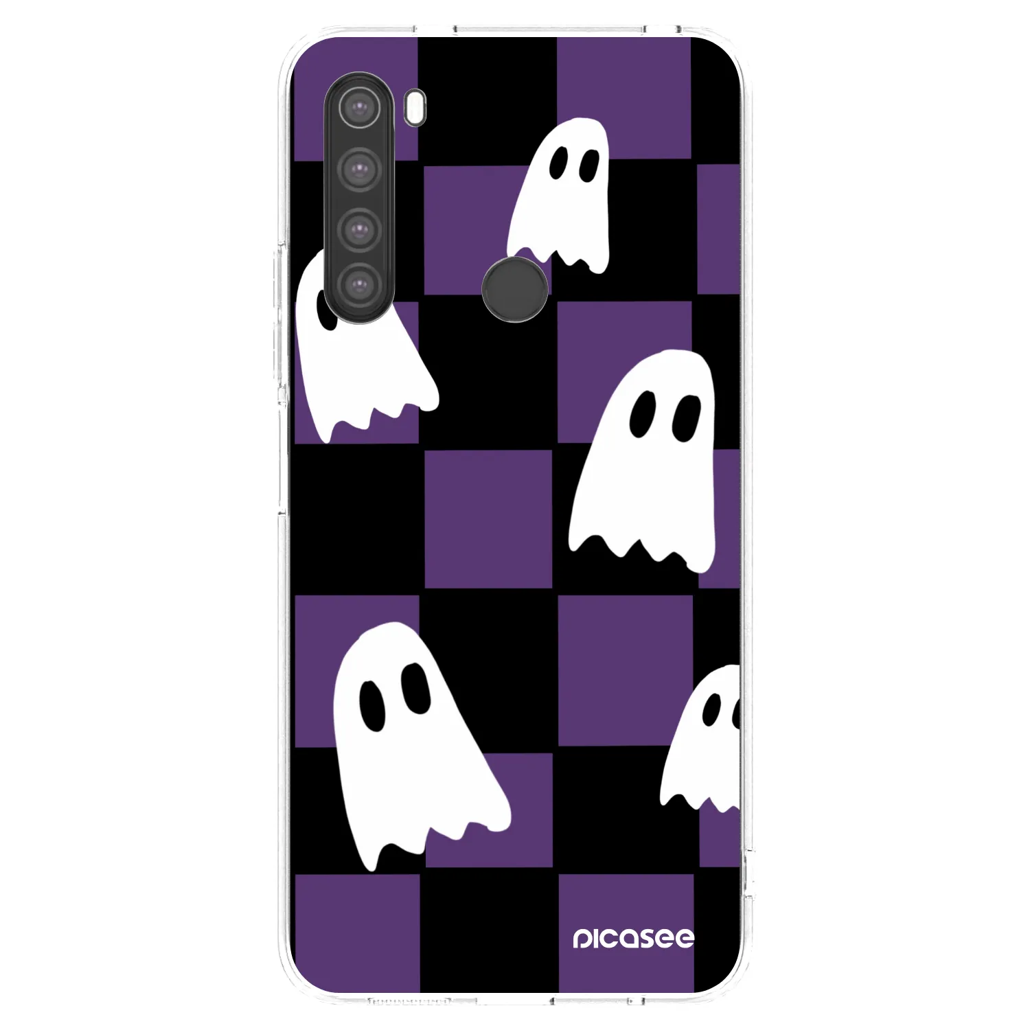 Picasee silikonski prozorni ovitek za Xiaomi Redmi Note 8 - Ghosts