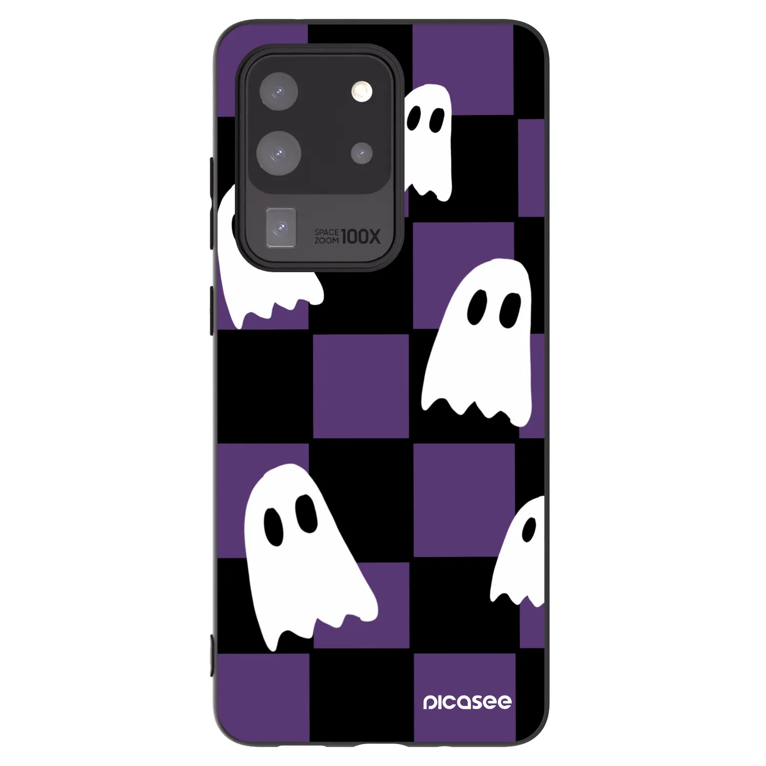 Picasee silikonski črni ovitek za Samsung Galaxy S20 Ultra 5G G988F - Ghosts