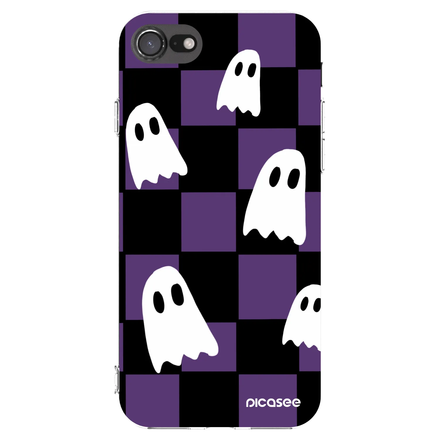 Picasee silikonski prozorni ovitek za Apple iPhone SE 2020 - Ghosts