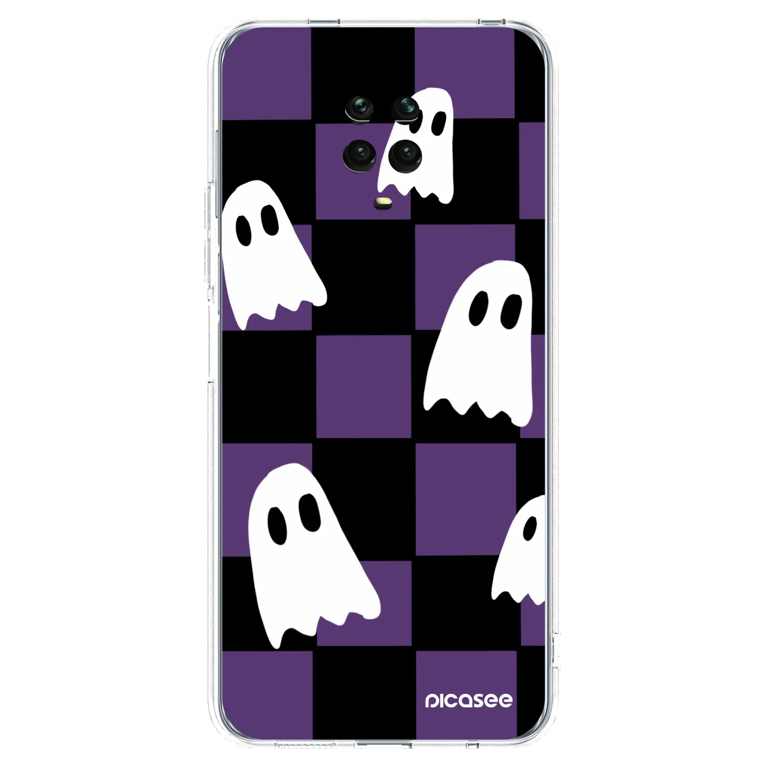 Picasee silikonski prozorni ovitek za Xiaomi Redmi Note 9S - Ghosts