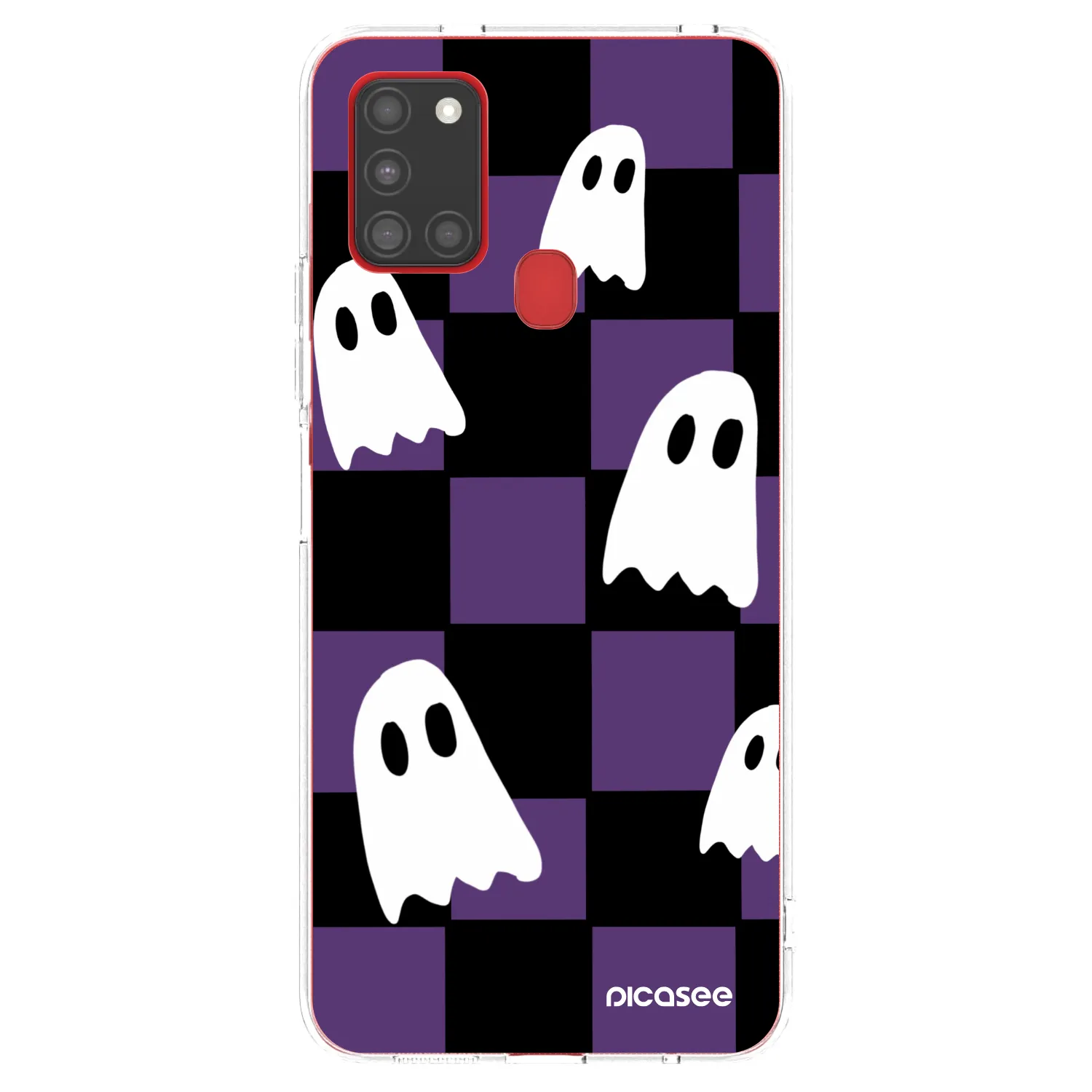 Picasee silikonski prozorni ovitek za Samsung Galaxy A21s - Ghosts