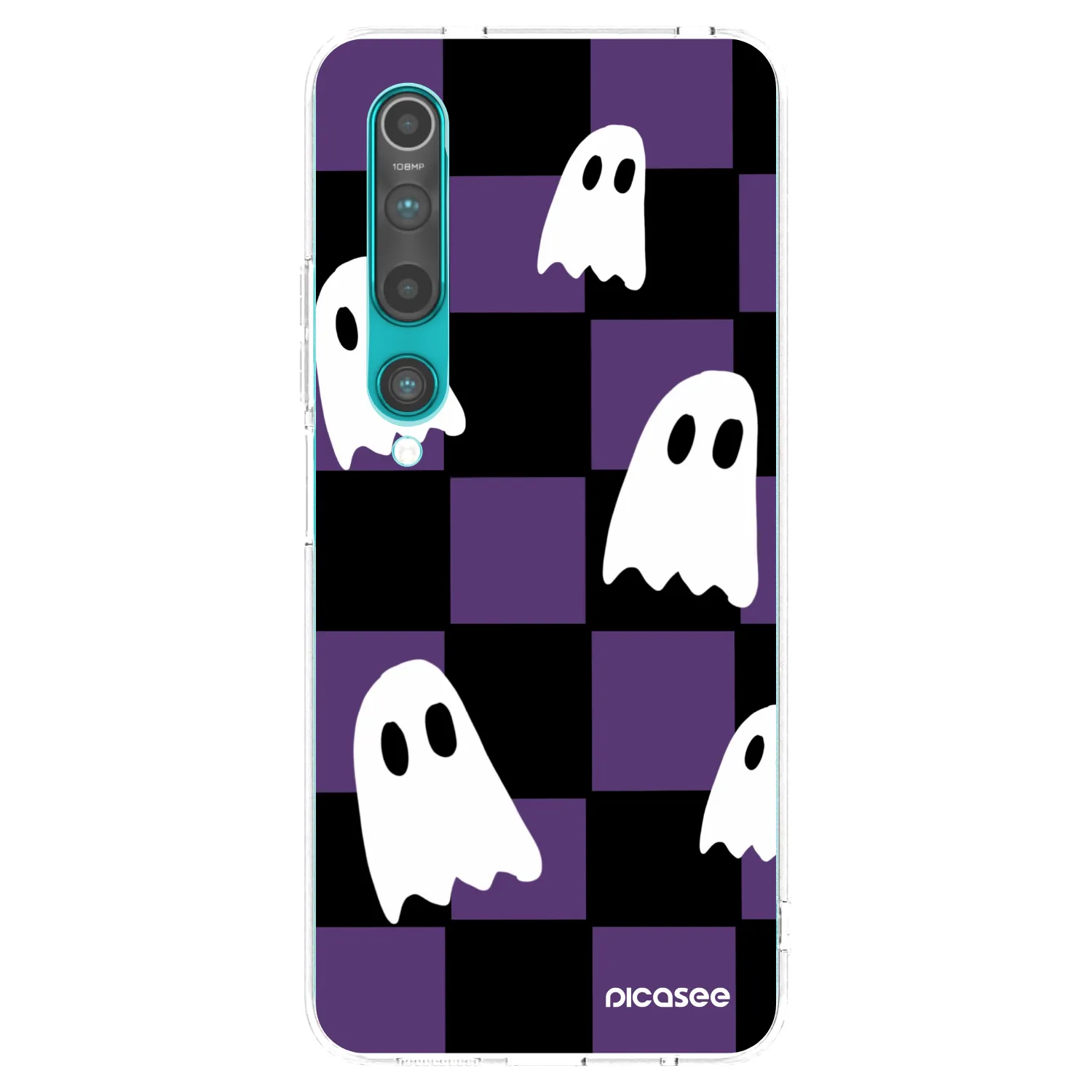Picasee silikonski prozorni ovitek za Xiaomi Mi 10 - Ghosts