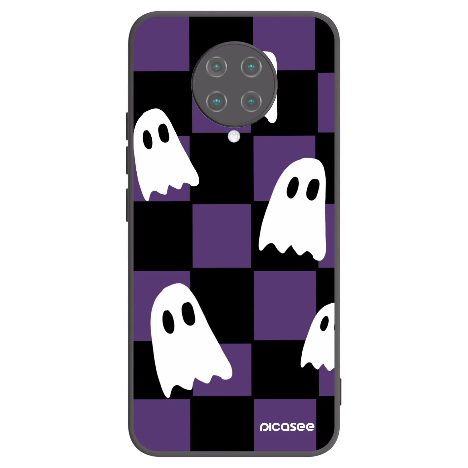 Picasee silikonski črni ovitek za Xiaomi Poco F2 Pro - Ghosts