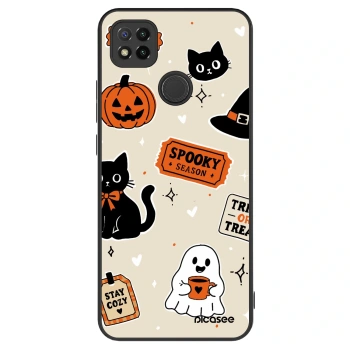 Ovitek za Xiaomi Redmi 9C - Halloween stickers