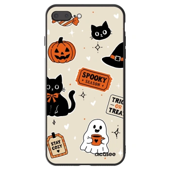 Ovitek za Apple iPhone 8 Plus - Halloween stickers