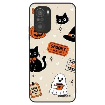 Ovitek za Xiaomi Poco F3 - Halloween stickers