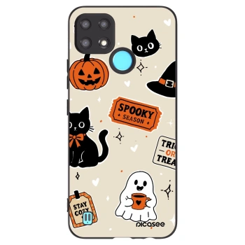 Ovitek za Realme C21 - Halloween stickers