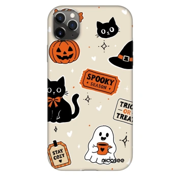Ovitek za Apple iPhone 11 Pro Max - Halloween stickers