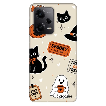 Ovitek za Xiaomi Redmi Note 12 Pro+ 5G - Halloween stickers