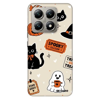 Ovitek za Xiaomi 14T - Halloween stickers