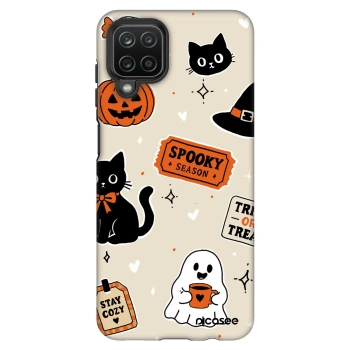 Ovitek za Samsung Galaxy A12 A125F - Halloween stickers