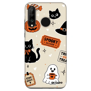 Ovitek za Huawei P30 Lite - Halloween stickers