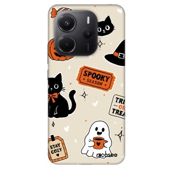 Ovitek za Xiaomi Redmi Note 14 4G - Halloween stickers