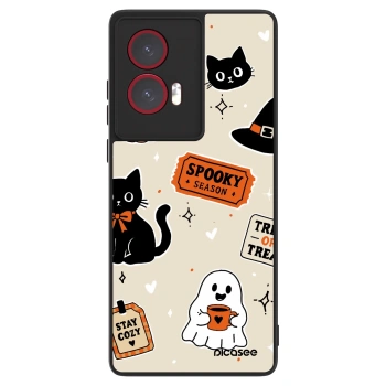 Ovitek za Motorola Edge 50 Fusion - Halloween stickers