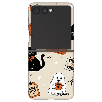 Ovitek za Samsung Galaxy Z Flip7 5G - Halloween stickers