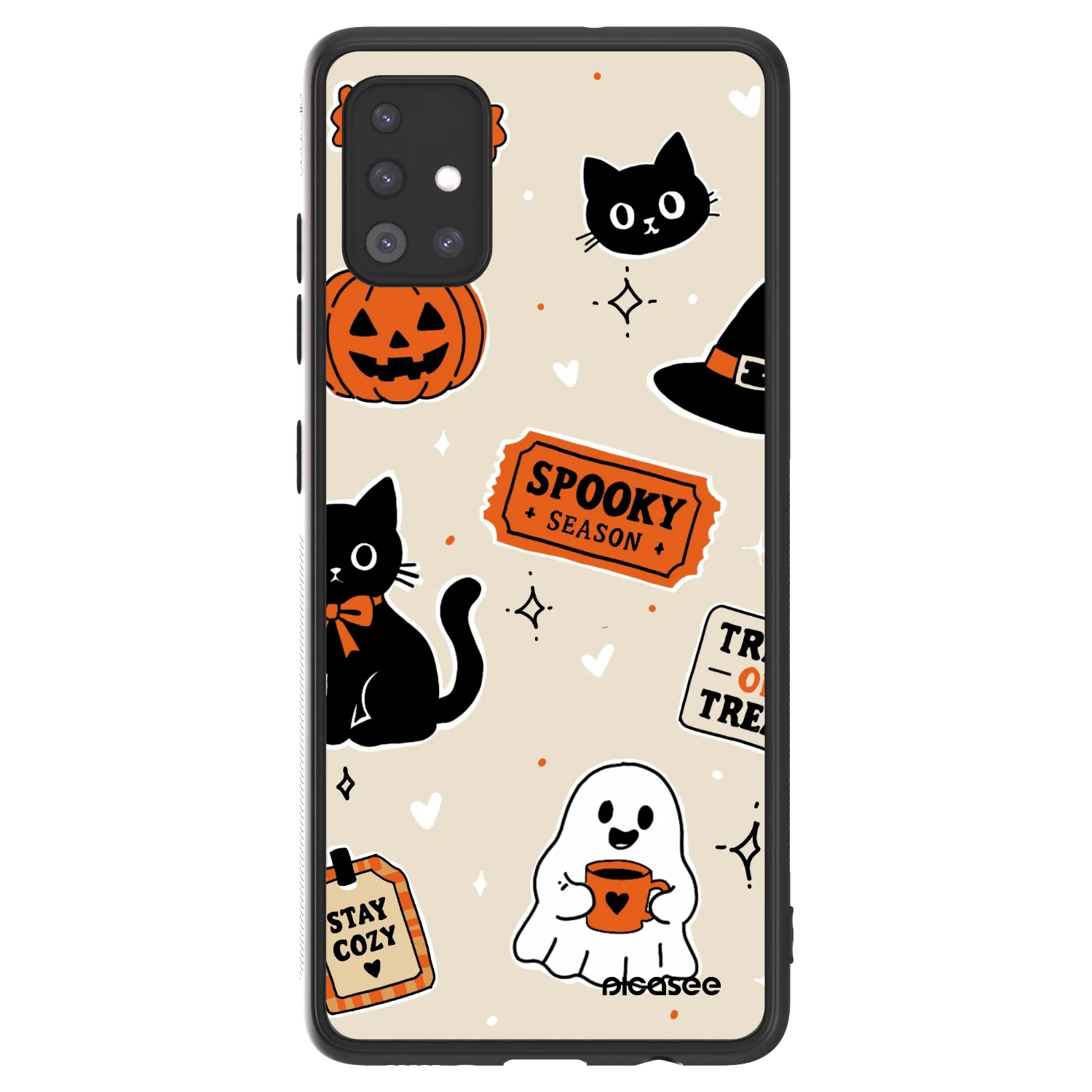 Picasee ULTIMATE CASE za Samsung Galaxy A51 A515F - Halloween stickers