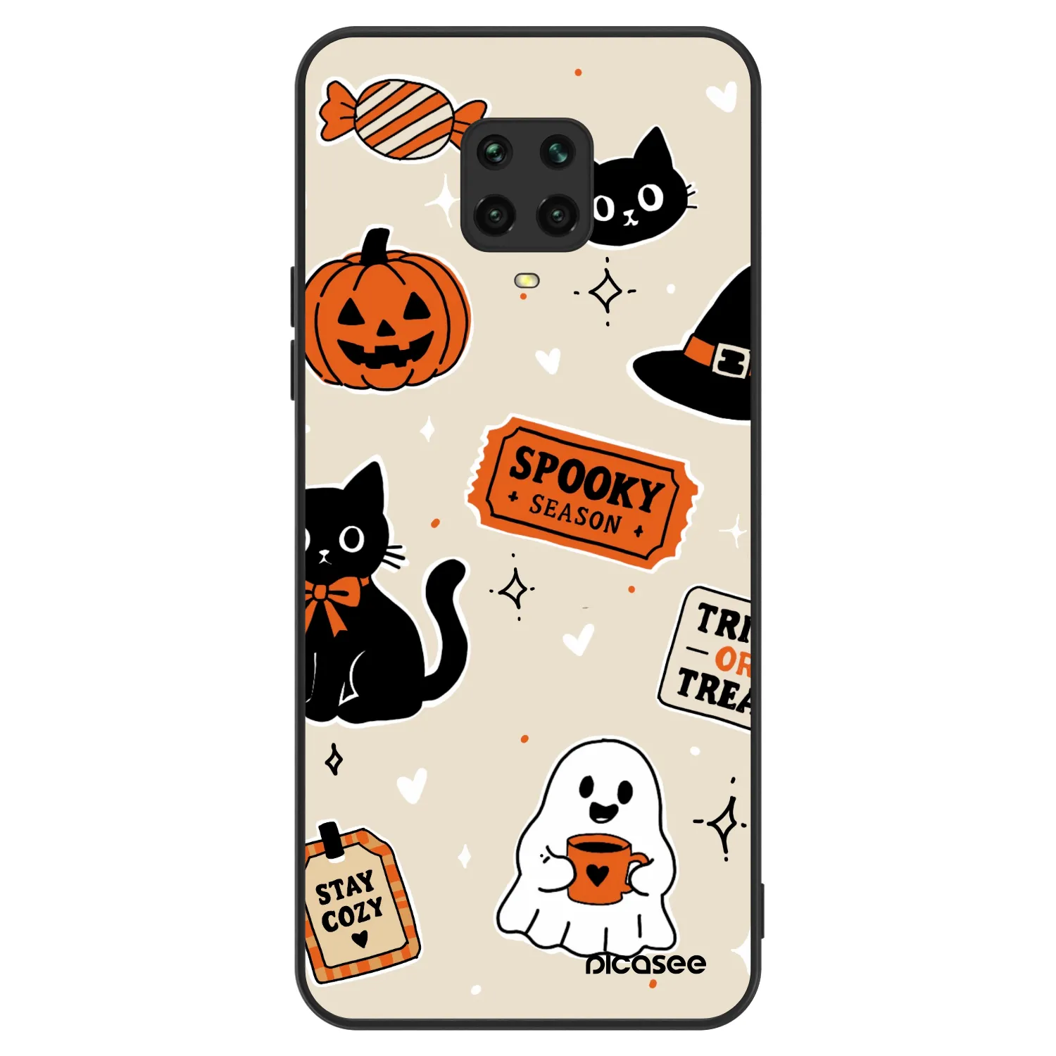 Picasee ULTIMATE CASE za Xiaomi Redmi Note 9 Pro - Halloween stickers