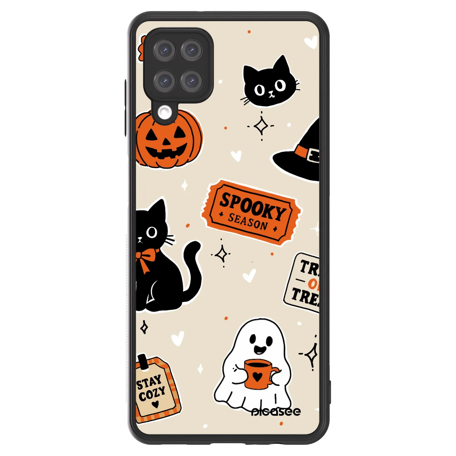 Picasee ULTIMATE CASE za Samsung Galaxy A12 A125F - Halloween stickers