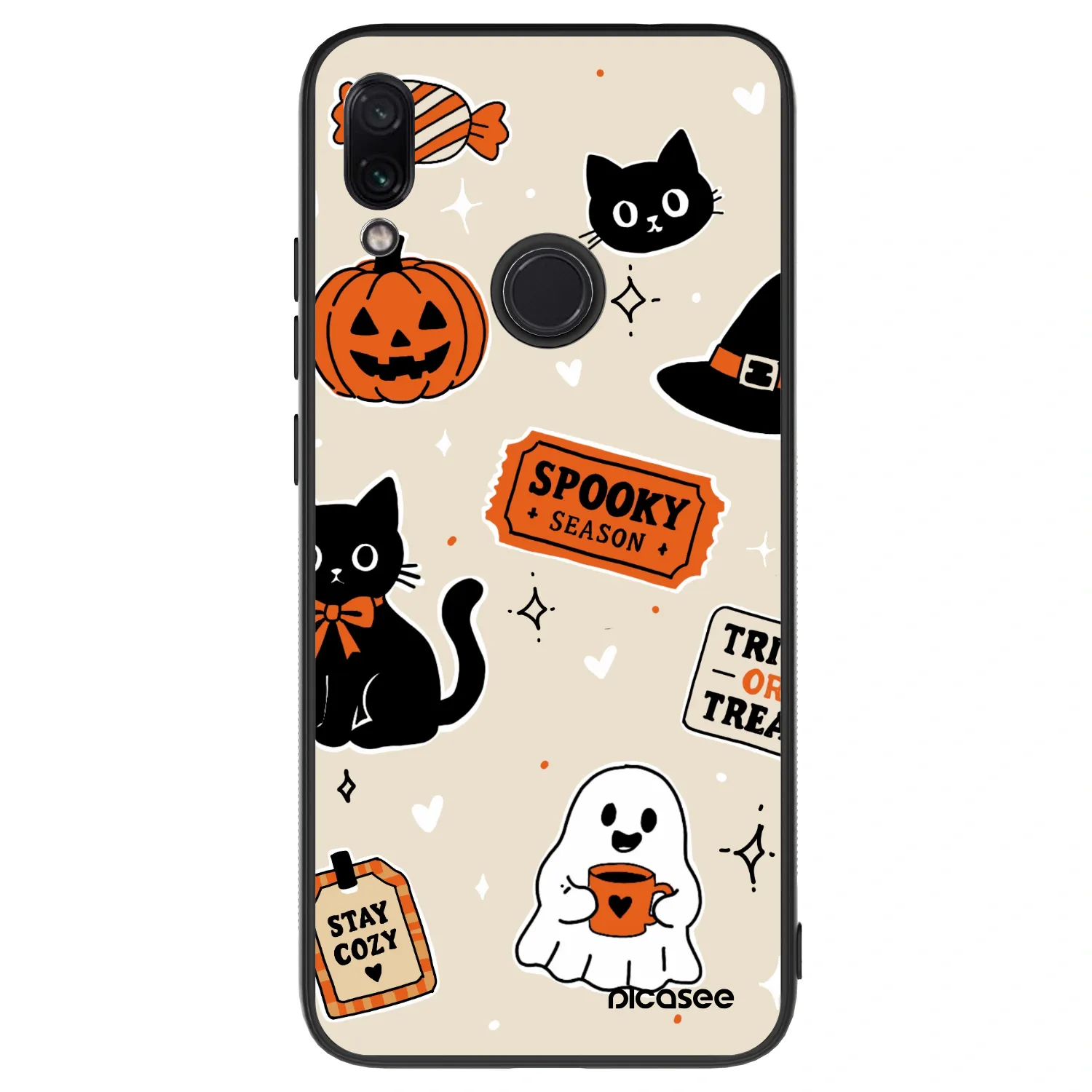 Picasee ULTIMATE CASE za Xiaomi Redmi Note 7 - Halloween stickers