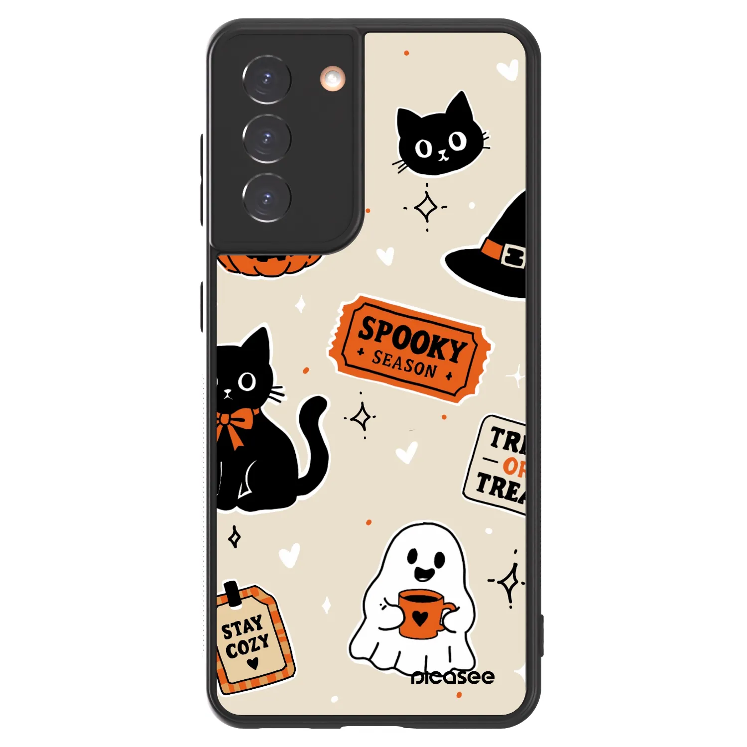 Picasee ULTIMATE CASE za Samsung Galaxy S21 5G G991B - Halloween stickers