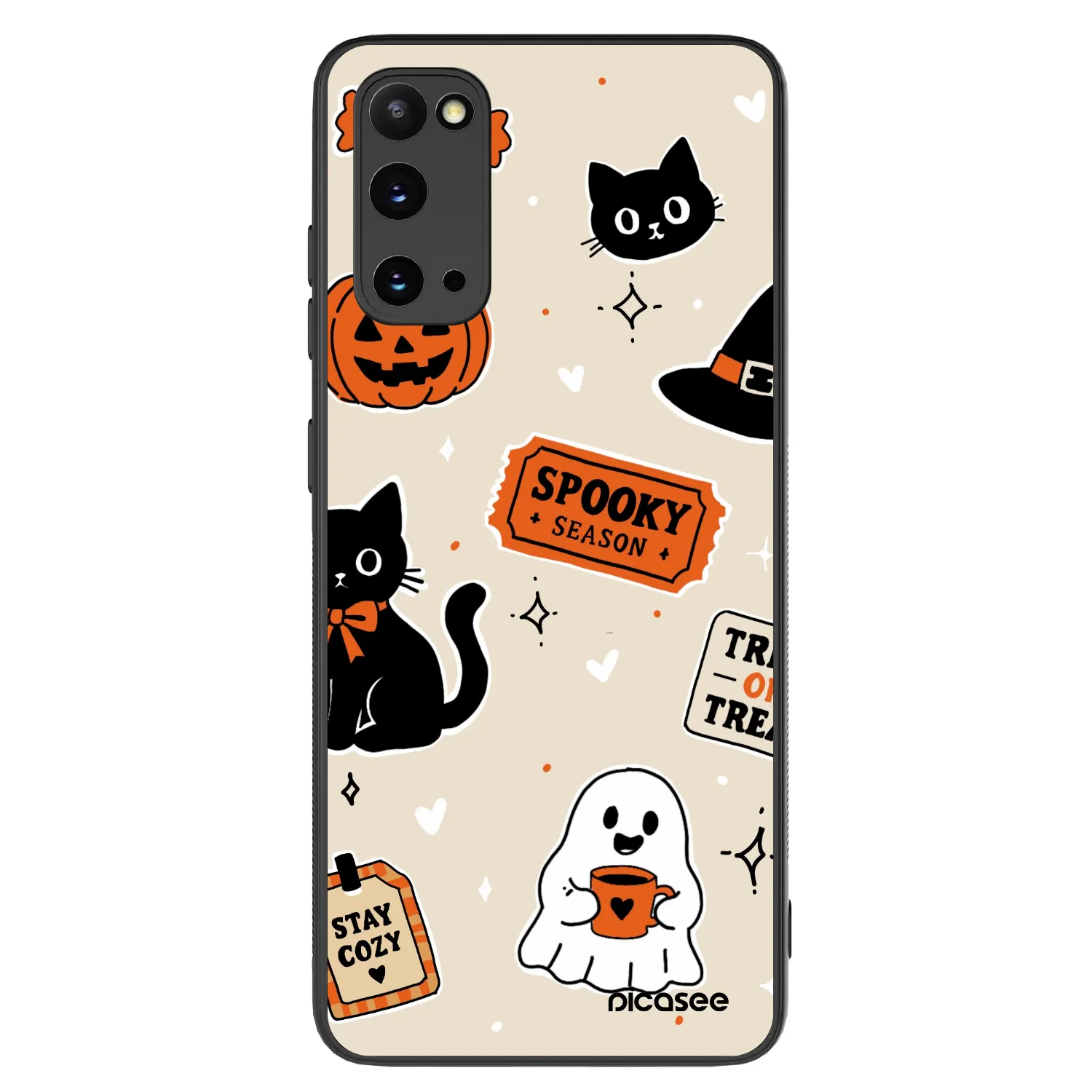 Picasee ULTIMATE CASE za Samsung Galaxy S20 G980F - Halloween stickers