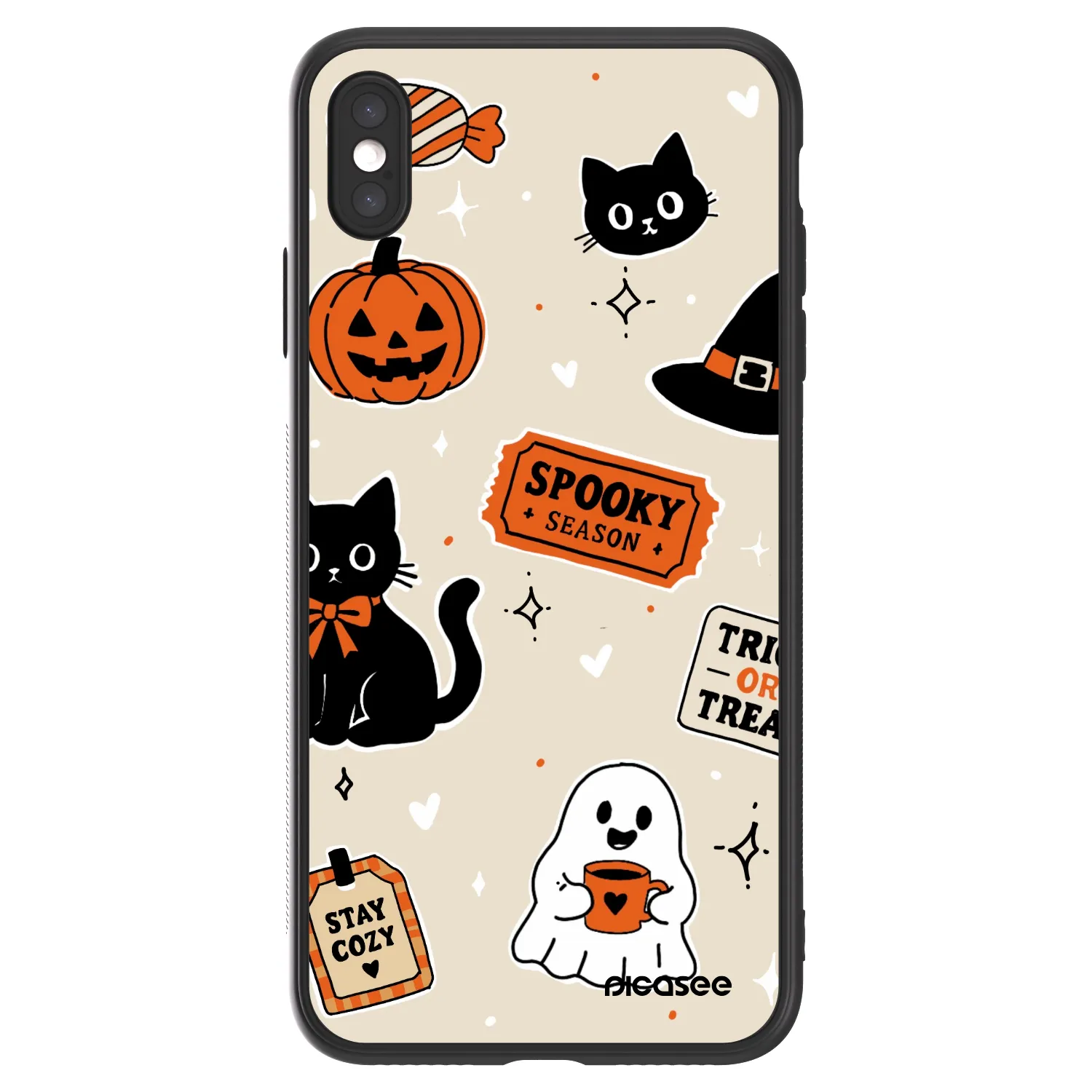Picasee ULTIMATE CASE za Apple iPhone XS Max - Halloween stickers