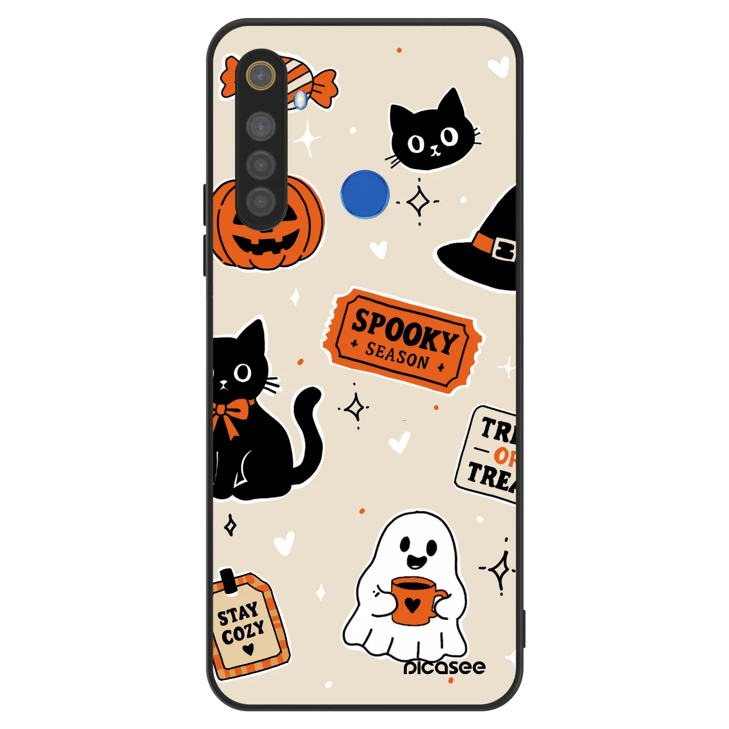 Picasee ULTIMATE CASE za Realme 5 - Halloween stickers