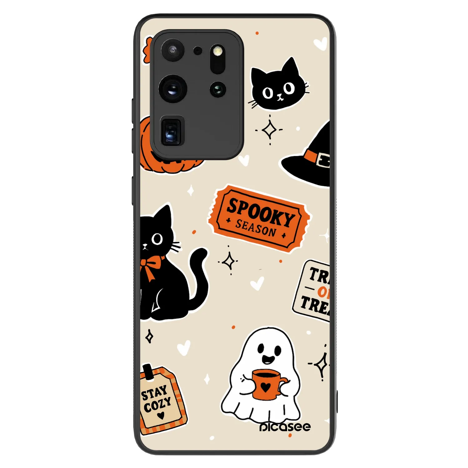 Picasee ULTIMATE CASE za Samsung Galaxy S20 Ultra 5G G988F - Halloween stickers