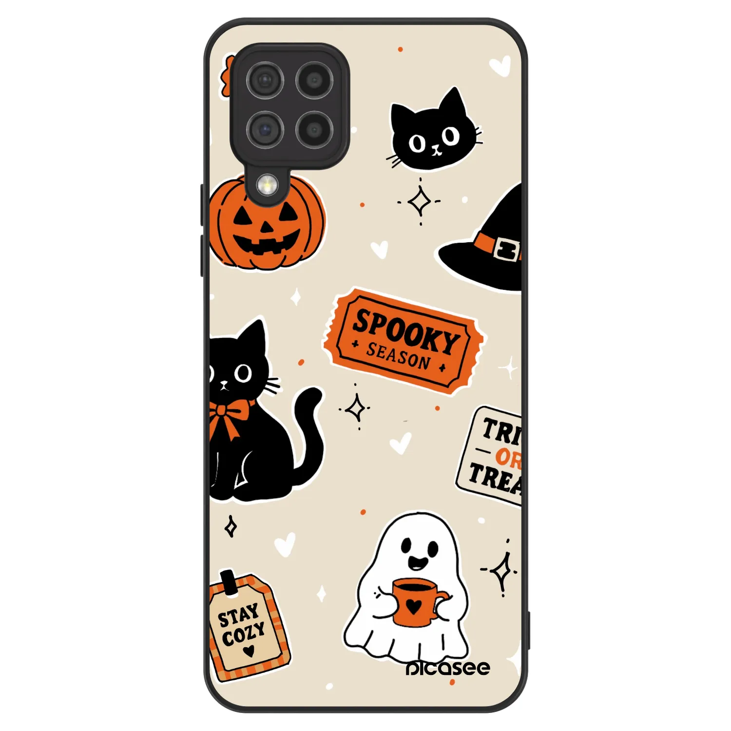 Picasee ULTIMATE CASE za Samsung Galaxy A22 A225F 4G - Halloween stickers