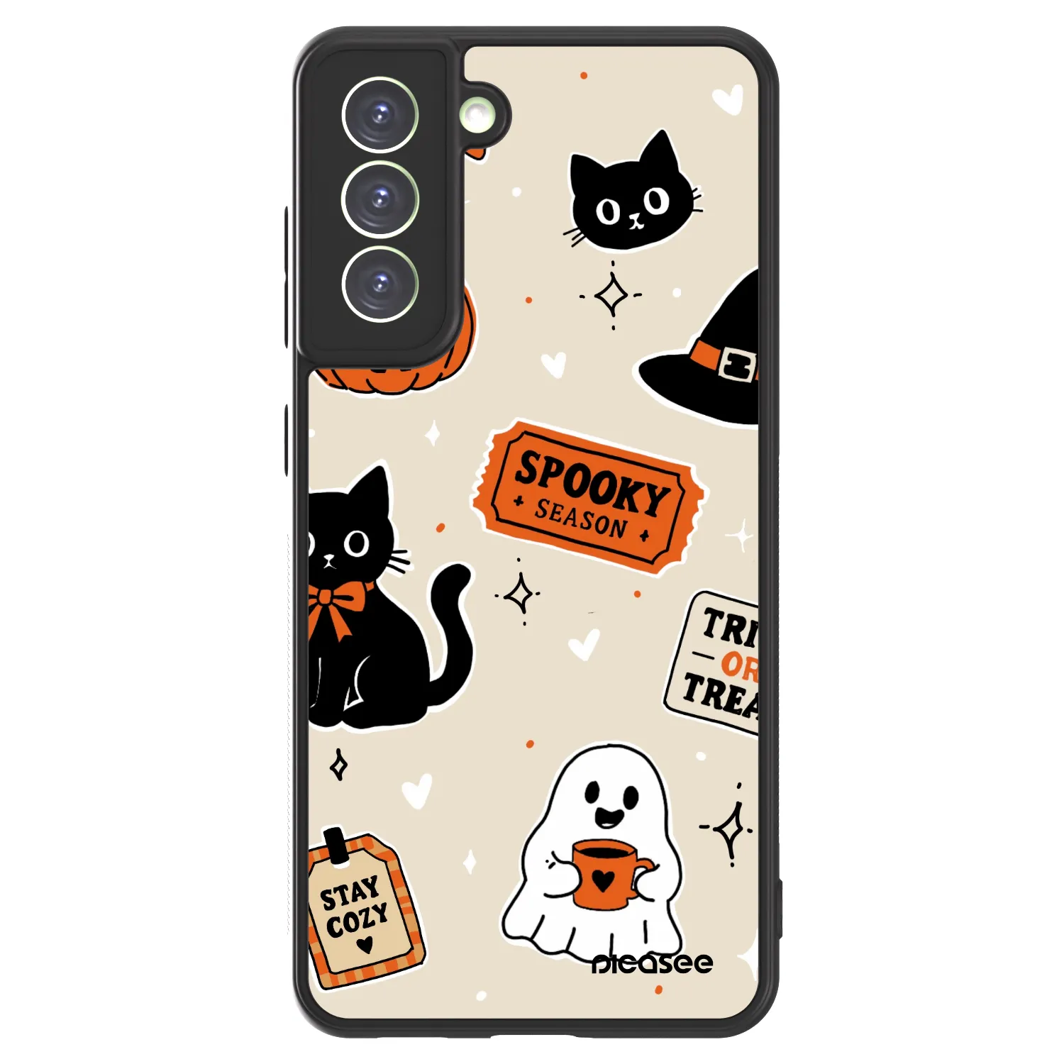 Picasee ULTIMATE CASE za Samsung Galaxy S21 FE 5G - Halloween stickers
