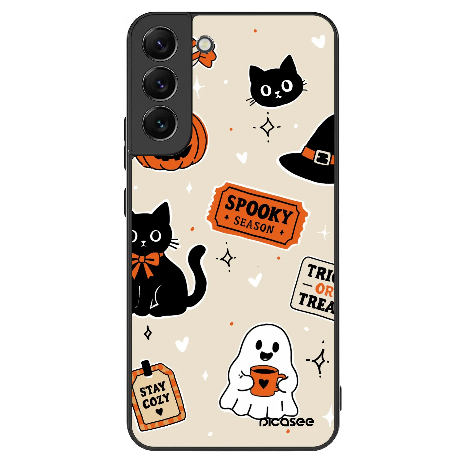 Picasee ULTIMATE CASE za Samsung Galaxy S22+ 5G - Halloween stickers