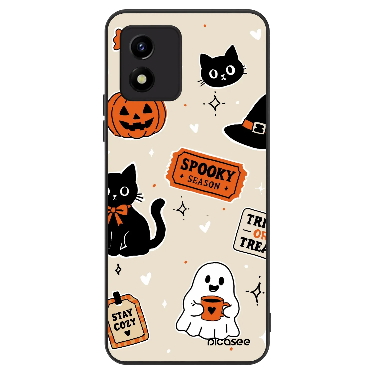 Picasee ULTIMATE CASE za Vivo Y01 - Halloween stickers